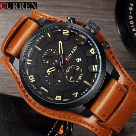 mens strap watches|best leather strap men's watches.